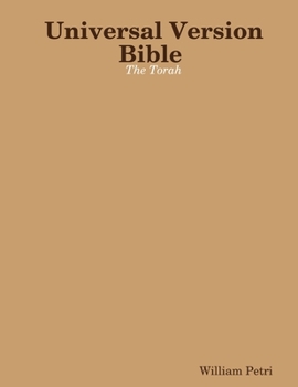 Paperback Universal Version Bible The Torah Book
