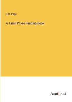 Paperback A Tamil Prose Reading-Book Book