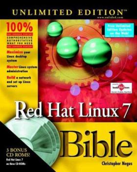 Paperback Red Hat Linux 7 Bible Book