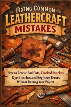 Paperback Fixing Common Leathercraft Mistakes: How to Rescue Bad Cuts, Crooked Stitches, Dye Blotches, and Beginner Errors Without Ruining Your Project Book