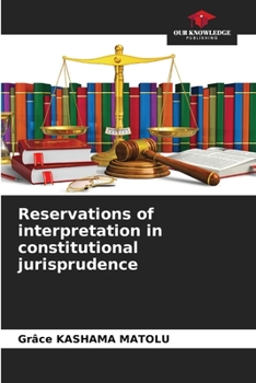 Paperback Reservations of interpretation in constitutional jurisprudence Book