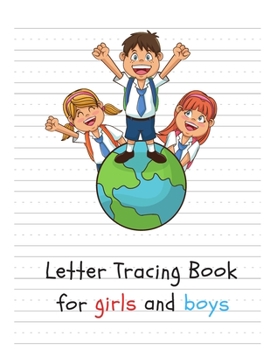 Paperback Letter Tracing Book for Girls and Boys: Handwriting Paper for Kids Ages 3-5 - Writing Practice for Preschoolers- Connecting Dotted Letters- Printing W Book