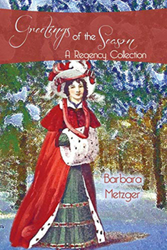 Paperback Greetings of the Season: A Regency Collection [Large Print] Book