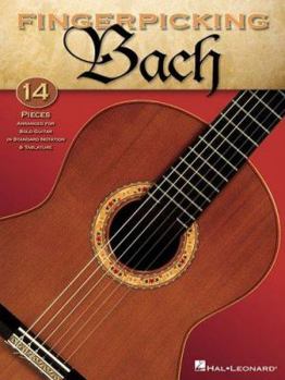 Paperback Fingerpicking Bach Book