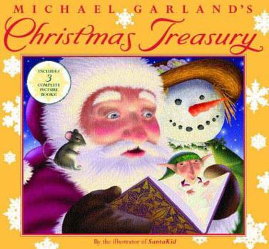 Hardcover Michael Garland's Christmas Treasury Book
