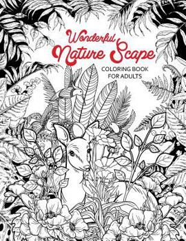 Paperback Wonderful Nature Scape coloring book: City, Beach, Island and more ! Book