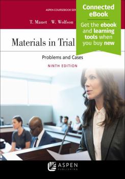 Paperback Materials in Trial Advocacy: [Connected Ebook] Book