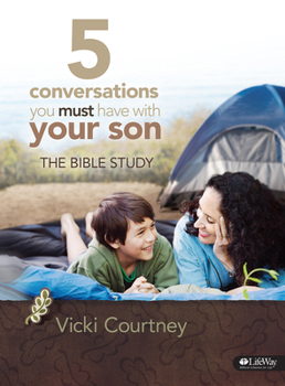 Paperback 5 Conversations You Must Have with Your Son - Bible Study Book: The Bible Study Book