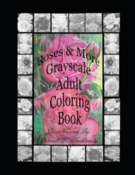 Paperback Roses & More Grayscale Adult Coloring Book