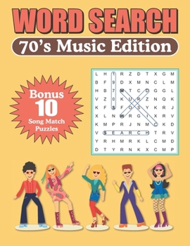 Paperback Word Search 70s Music Edition [Large Print] Book