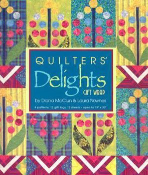 Paperback Quilter's Delights Gift Wrap Book