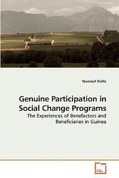 Paperback Genuine Participation in Social Change Programs Book