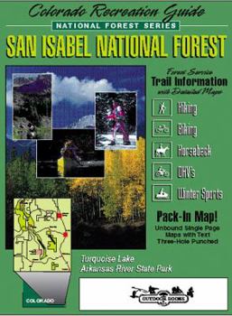 Paperback Colorado Recreation Guide, San Isabel National Forest Book