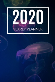 Paperback 2020 Planner: Jellyfish: Annual Planner (6 x 9 inches, 136 pages, weekly spreads) Book