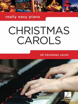 Paperback Christmas Carols: Really Easy Piano Songbook Book
