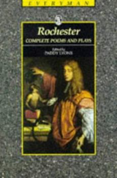 Paperback Complete Poems & Plays Rochester Book