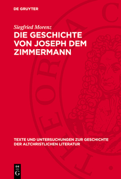 Hardcover Die Geschichte Von Joseph Dem Zimmermann [German] Book