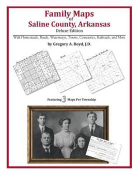Paperback Family Maps of Saline County, Arkansas Book