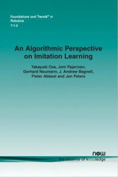 Paperback An Algorithmic Perspective on Imitation Learning Book