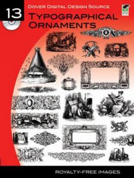 Paperback Dover Digital Design Source #13: Typographical Ornaments Book