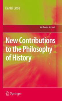 Paperback New Contributions to the Philosophy of History Book
