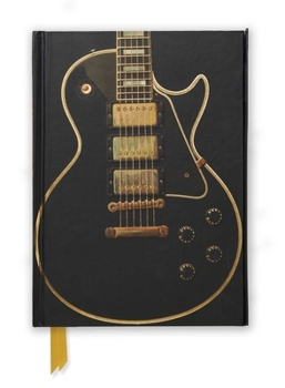 Hardcover Gibson Les Paul Black Guitar (Foiled Journal) Book