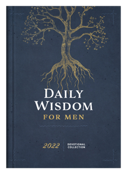 Hardcover Daily Wisdom for Men 2022 Devotional Collection Book