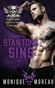 Paperback Stanton's Sins: A Bad Boy Billionaire Biker Romance [Large Print] Book