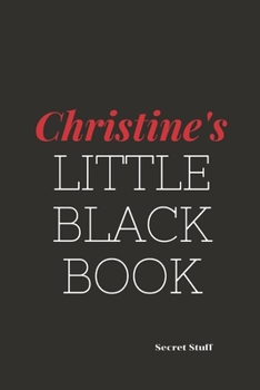 Paperback Christine's Little Black Book: Christine's Little Black Book
