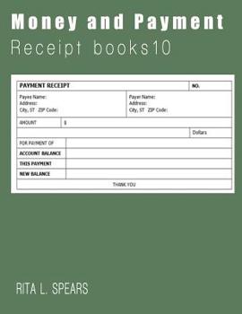 Money and Payments receipt: Organizer budget money handling Receipt Book10