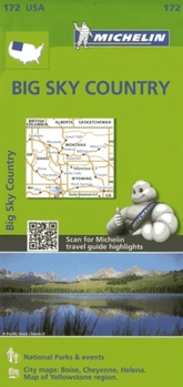 Map Michelin Big Sky Country Map Book