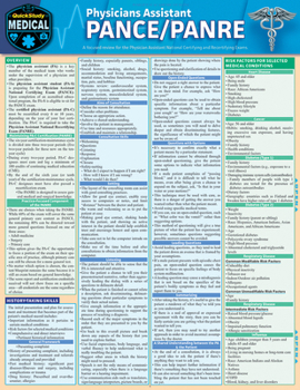 Misc. Physician Assistant Pance & Panre: A Quickstudy Laminated Reference Guide Book