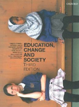 Paperback Education, Change and Society Book