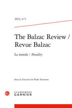Paperback Revue Balzac: La Morale/Morality [French] Book