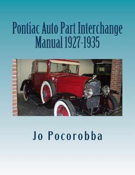 Paperback Pontiac Auto Part Interchange Manual 1927-1935 Book