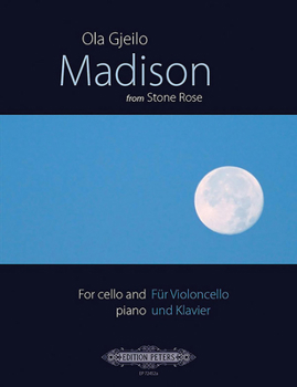 Paperback Madison from Stone Rose for Cello and Piano: Sheet Book