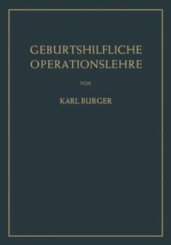 Paperback Geburtshilfliche Operationslehre [German] Book
