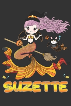 Suzette: Suzette Halloween Beautiful Mermaid Witch Want To Create An Emotional Moment For Suzette?, Show Suzette You Care With This Personal Custom ... Very Own Planner Calendar Notebook Journal