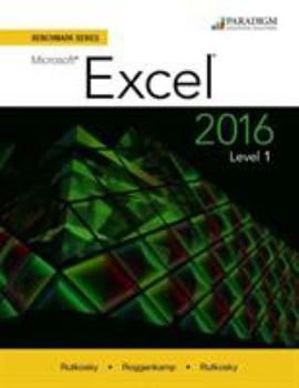 Paperback Benchmark Excel 2016 Level 1 + 12 Month Access Code Book