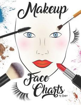 Paperback Makeup Face Charts Book