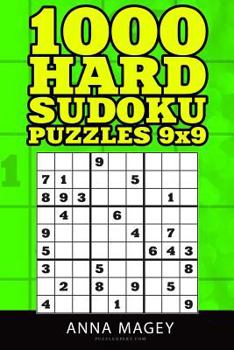 1000 Hard Sudoku Puzzles 9x9: Sudoku Puzzle Book for Adults