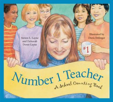 Hardcover Number 1 Teacher: A School Counting Book