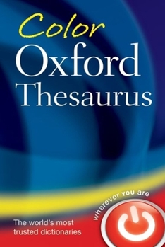 Paperback Color Oxford Thesaurus Book
