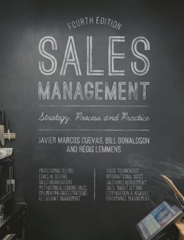 Paperback Sales Management: Strategy, Process and Practice Book
