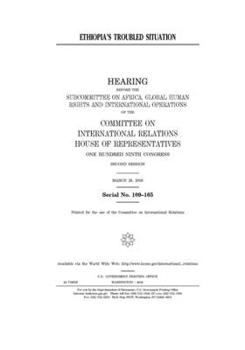 Paperback Ethiopia's troubled situation Book