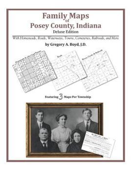 Paperback Family Maps of Posey County, Indiana Book