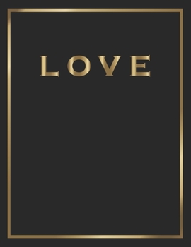 Paperback Love: Gold and Black Decorative Book - Perfect for Coffee Tables, End Tables, Bookshelves, Interior Design & Home Staging Ad Book