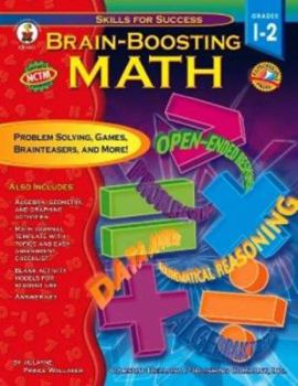 Paperback Brain-Boosting Math, Grades 1 - 2 Book