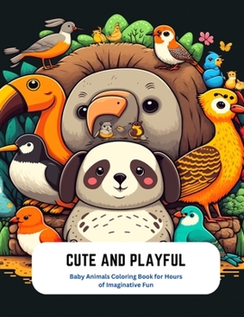 Paperback Cute and Playful: Baby Animals Coloring Book for Hours of Imaginative Fun Book