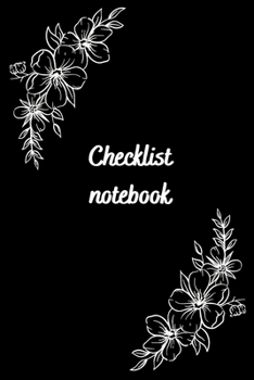 Paperback Checklist planner: For teens and adults checklist simple to-do lists to-do checklists for daily and weekly planning 6x9 inch with 120 pag Book